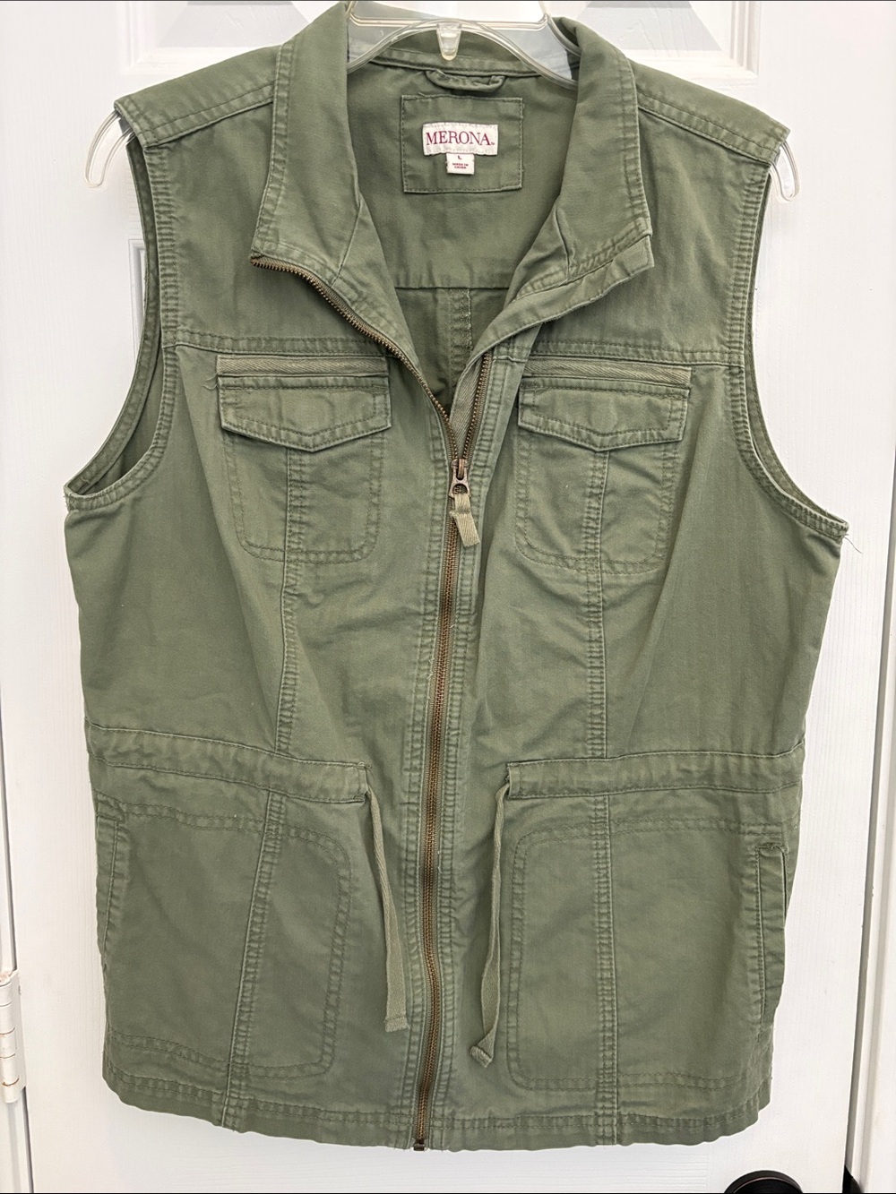 Merona Olive Green Utility Vest